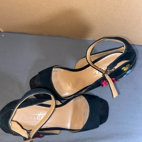 Nanette Lepore Woman's Floral Heel 10M - Picture 3 of 3